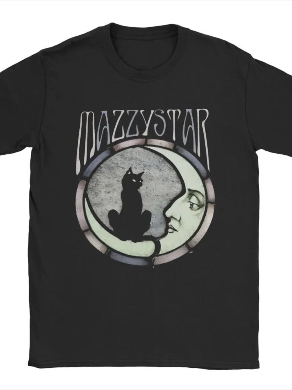 Mazzy Star Moon and Cat Tee, 90s Alt Rock, Hope Sandoval, Unisex Tee